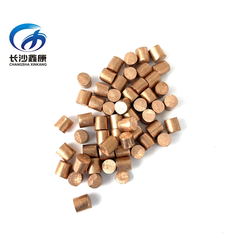 High Pure Copper Pellets 99.999% Metal Cu Copper Granules for Evaporation Materials